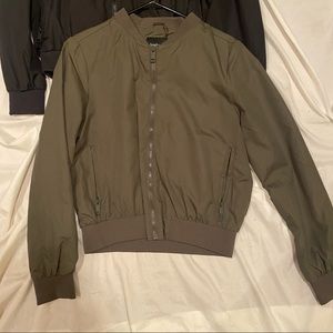 Boohoo Green Bomber Jacket NWOT